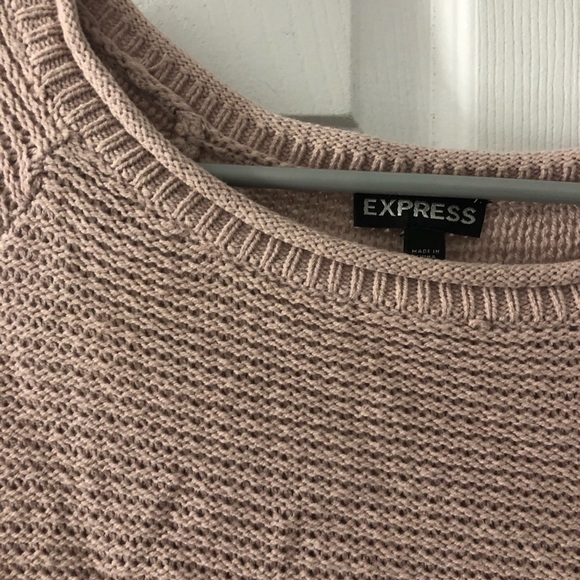 Rose Gold/Baby Pink Seeater w Sleeve Cutouts - Picture 3 of 4